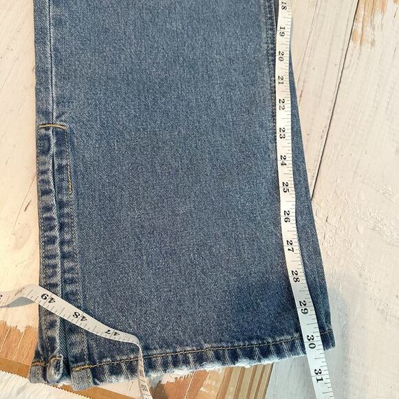 VIGOSS High Waisted Split Hem Straight Ace Jeans Medium Wash Size 30 - Picture 11 of 14